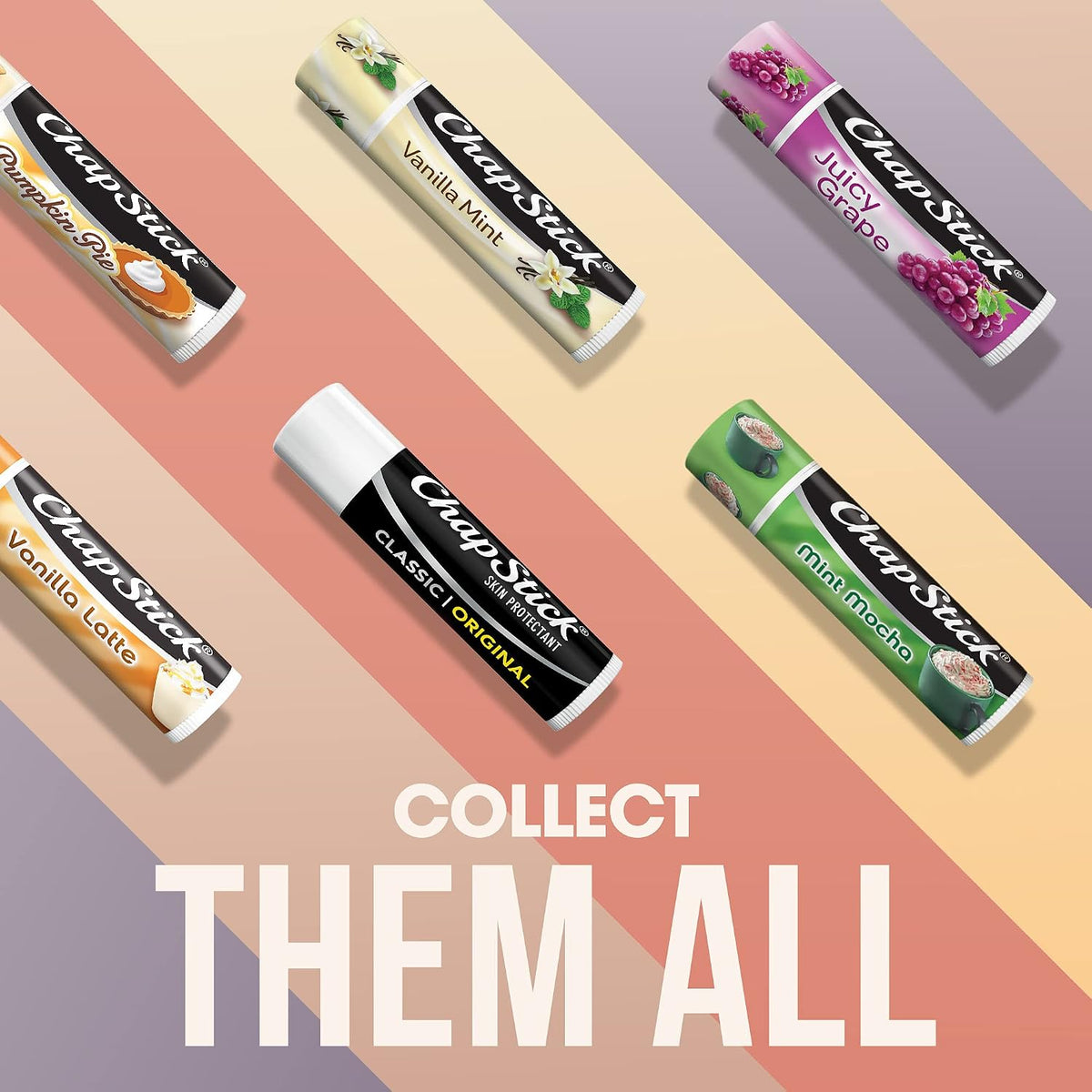 ChapStick Classic Original Lip Balm Tubes, Lip Care - 0.15 Oz (3-Pack)