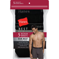 Hanes Men's 8-Pack Best Brief Black, Assorted colors (5-Pack)