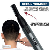 Wahl Micro Groomsman 2-In-1 Precision Detailer Cordless Hair Trimmer