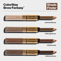 Revlon Brow Fantasy Pencil & Gel, (105) Brunette