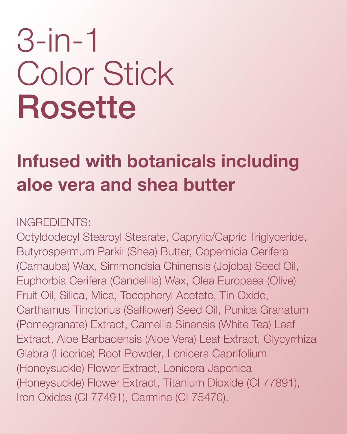 Mineral Fusion 3-in-1 Color Stick (Rosette) 