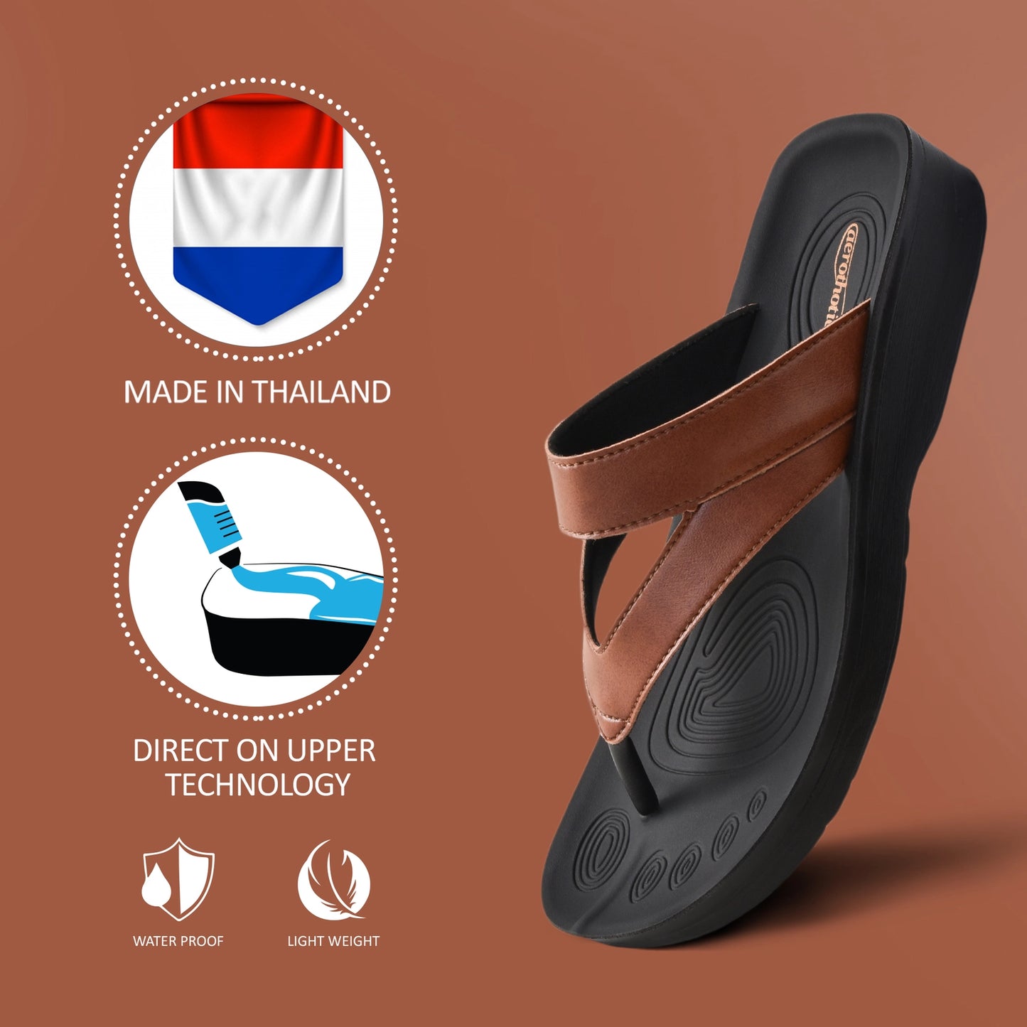 Aerothotic - Glen Casual Thong Women’S Walking Sandals - (L0329)

