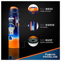 Gillette Fusion ProGlide Sensitive 2 in 1 Shave Gel, Ocean Breeze