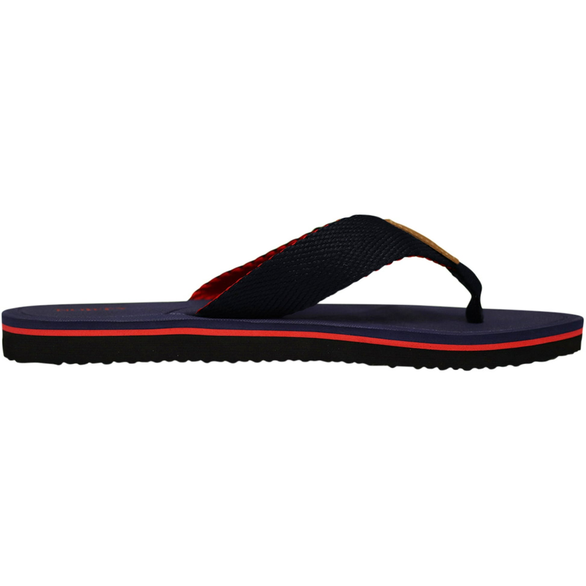 NORTY Men's Sandals Outdoor & Indoor Flip Flop (Navy/Red) - (11114)