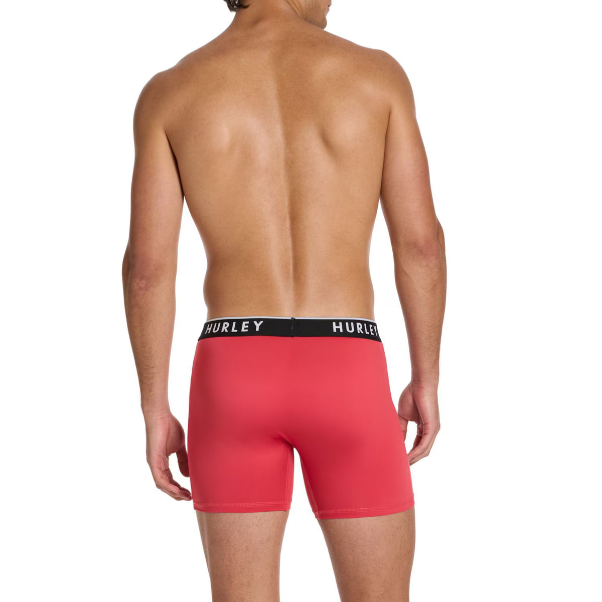 Hurley Men's Mens Boxer Brief, Assorted Colors (4-Pack)