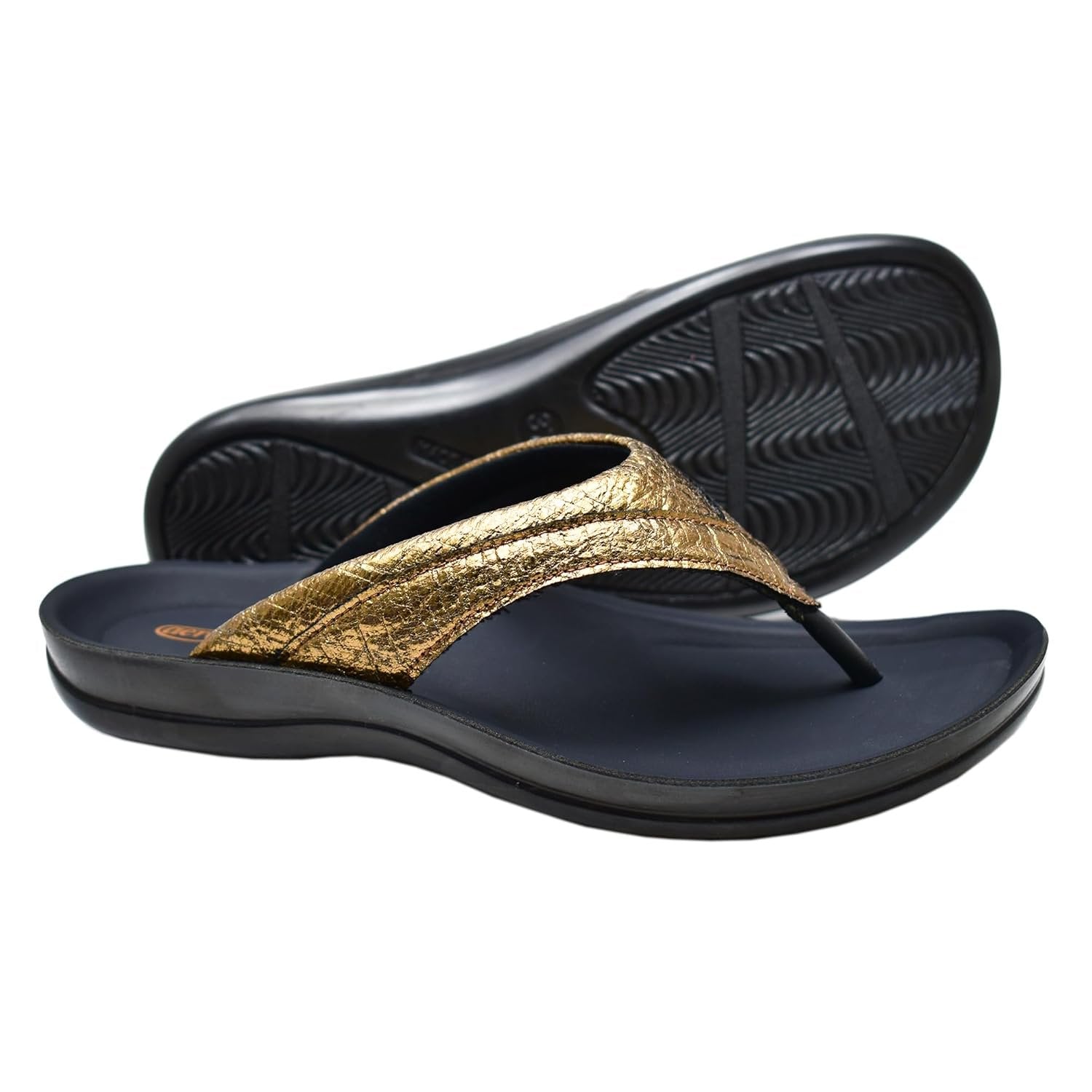 Aerothotic Women's Comfortable Slides, Sela , Brown (L1302)