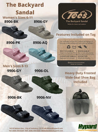 Adtec Men's Backyard Sandal Black- (9906)