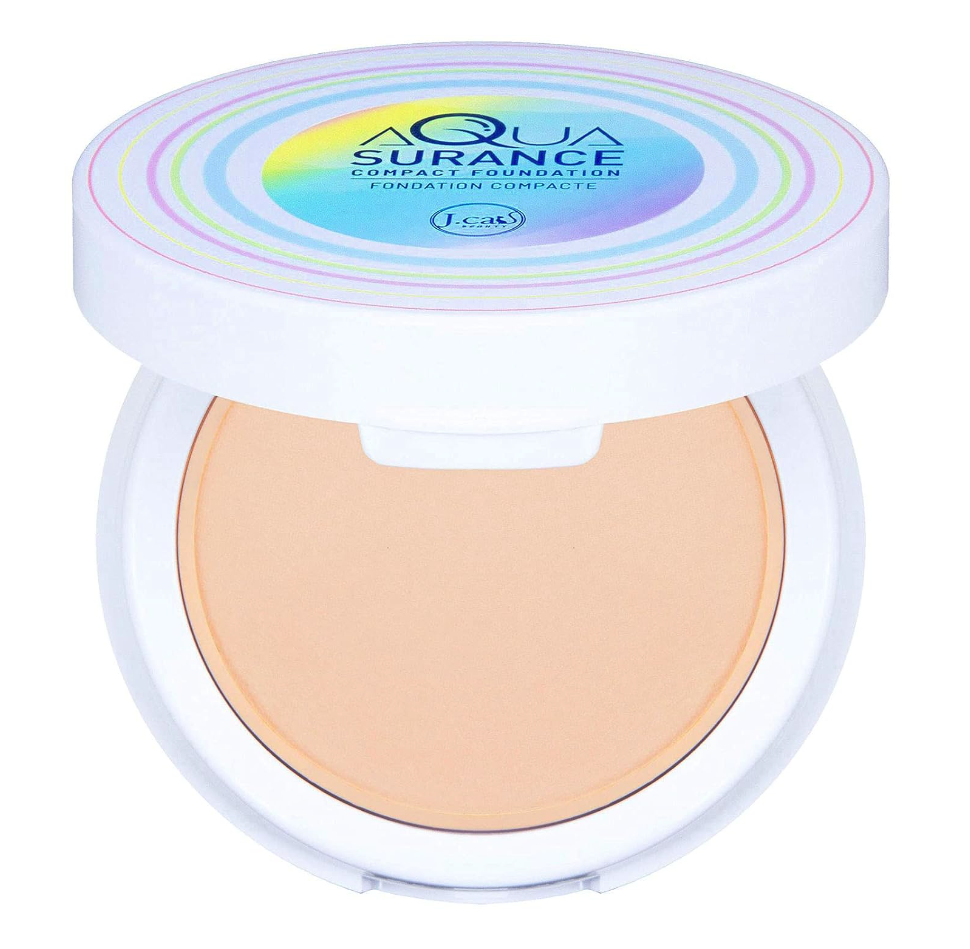 J.Cat Beauty Aquasurance Compact Foundation, Porcelain (ACF100)