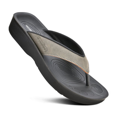 Aerothotic - Women's Comfortable  Sandal, Cuta - Grey (L0367)