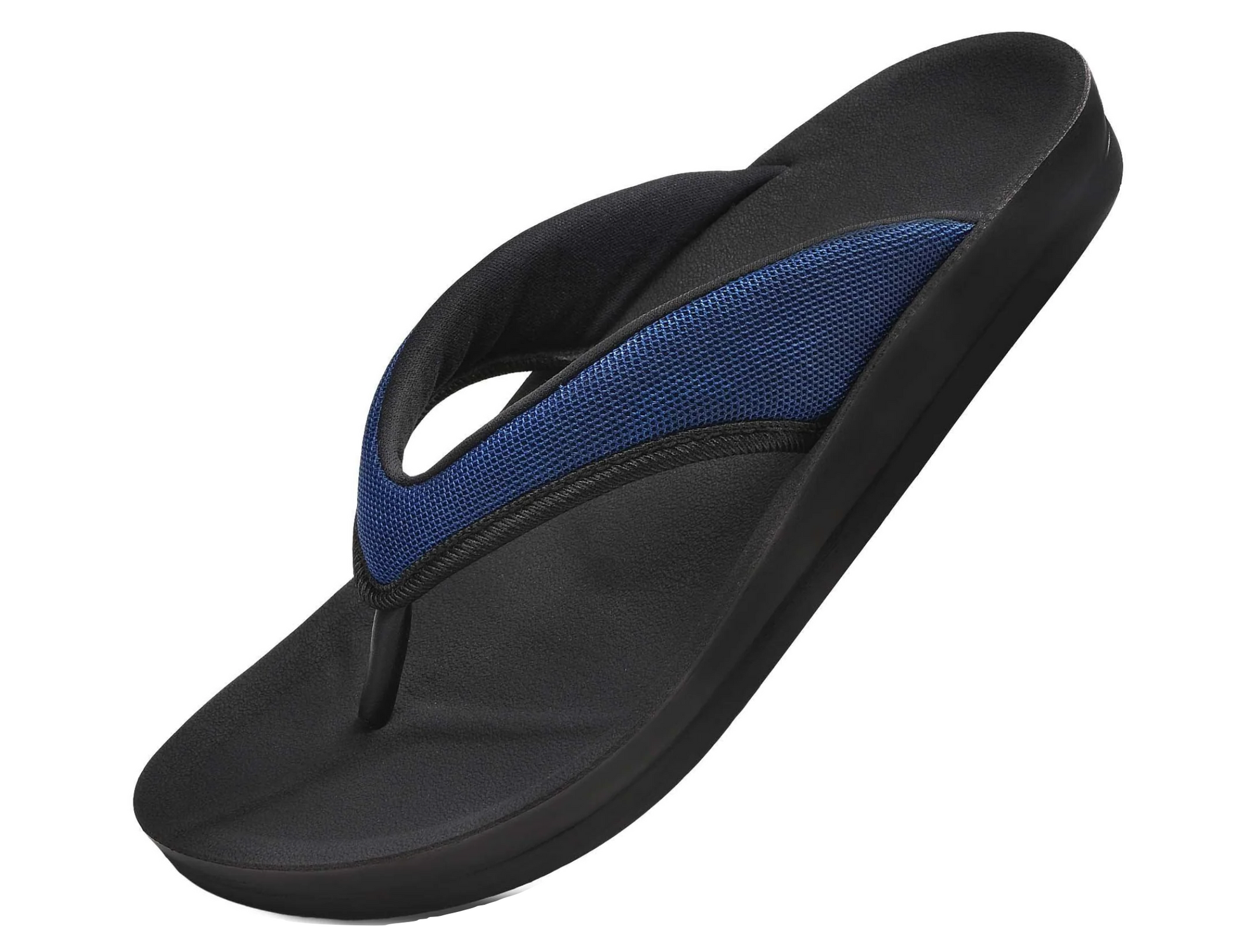 Aerothotic Women's Comfortable Thong Sandal, Enhalus, Navy (L0619)