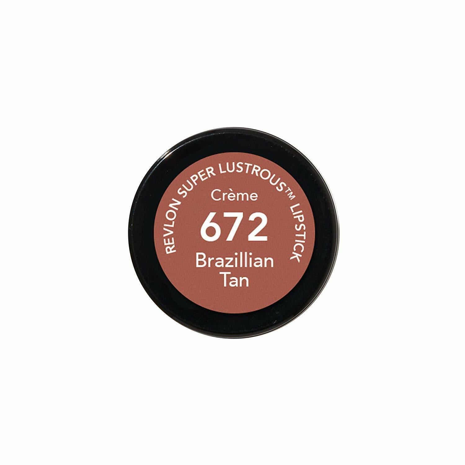REVLON Super Lustrous Creme Lipstick - 672 Brazilian Tan

