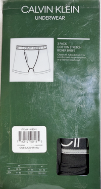 Calvin Klein Men's Cotton Stretch Boxer Brief (3-pack)