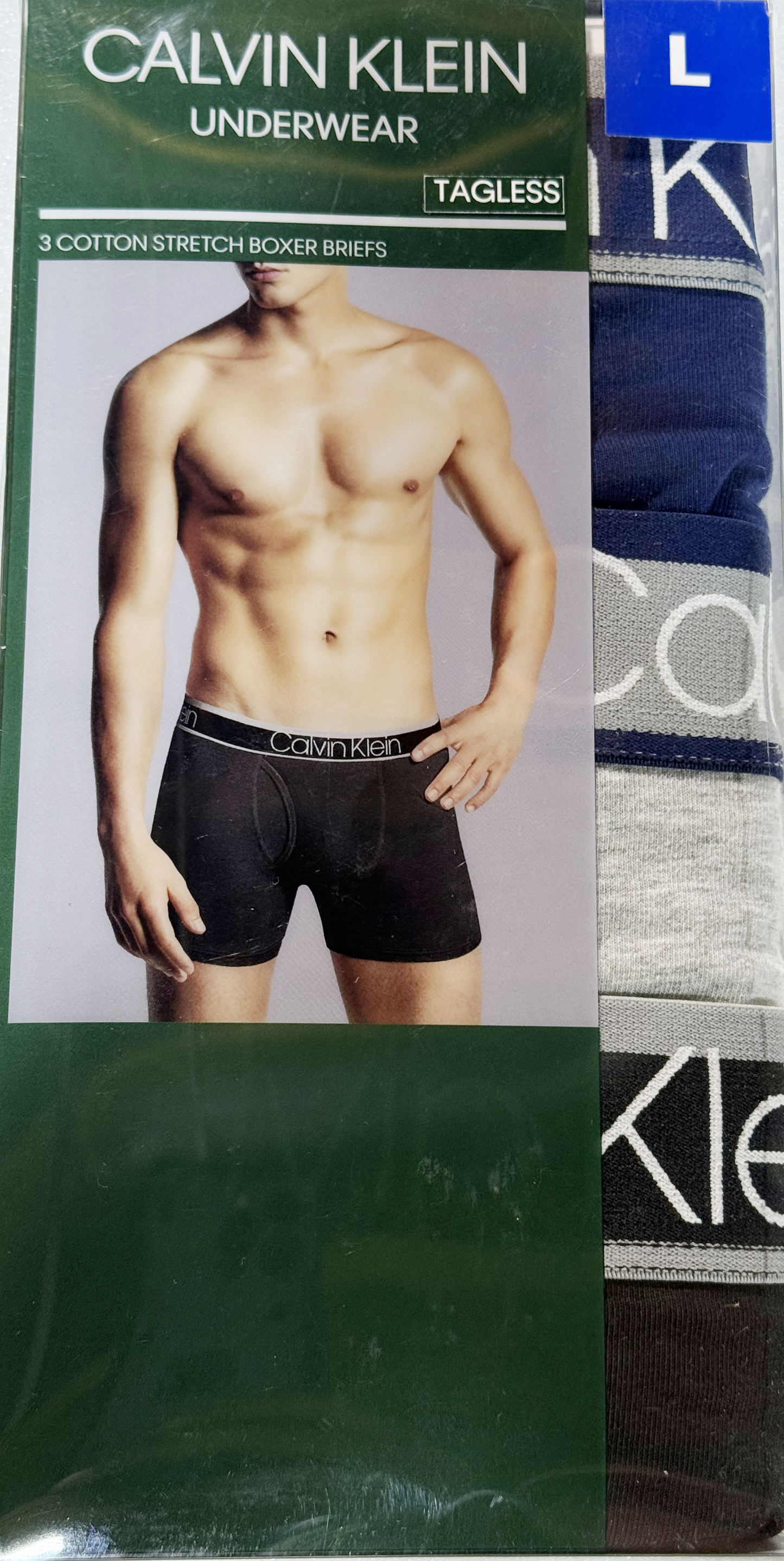 Calvin Klein Men's Cotton Stretch Boxer Brief (3-pack)