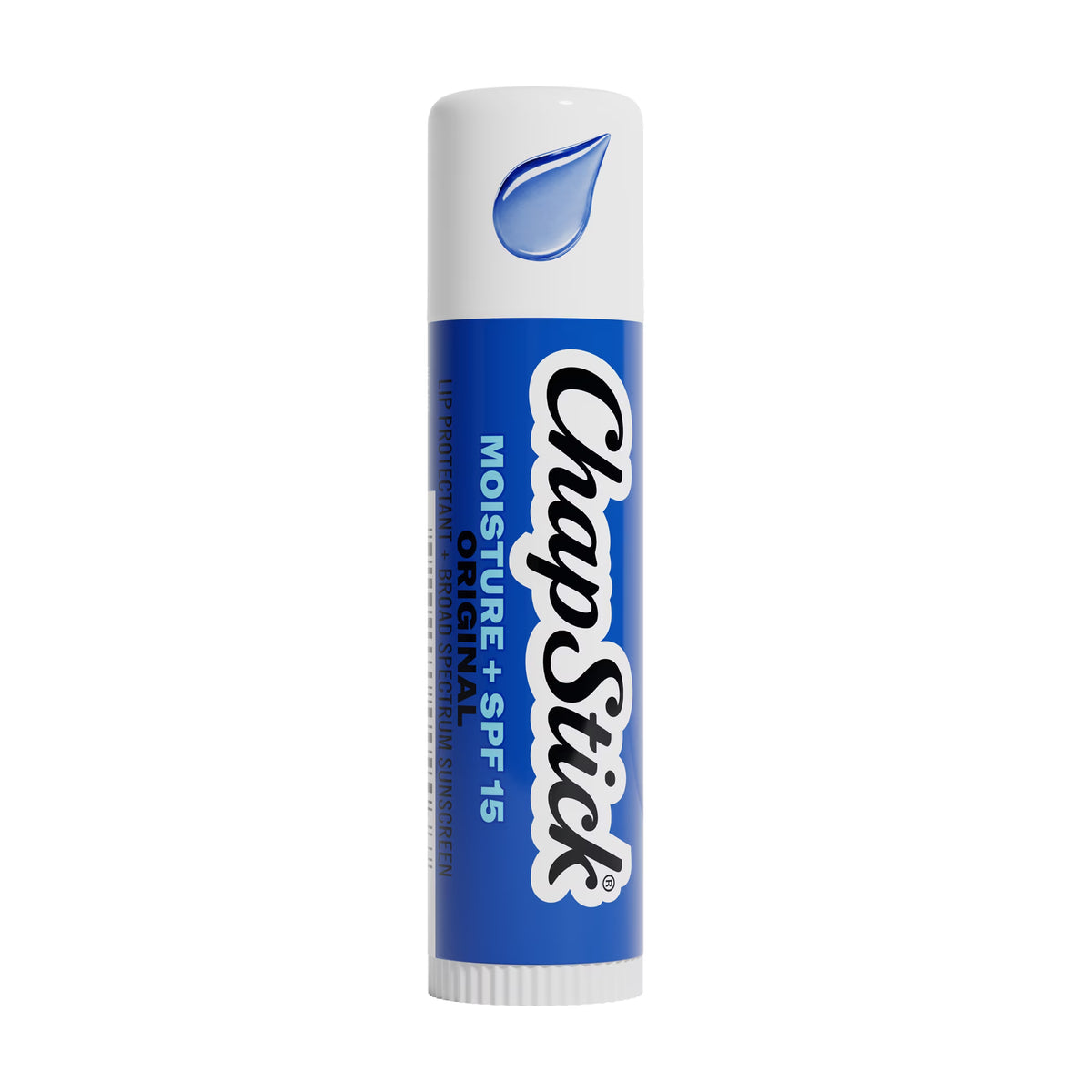 ChapStick Moisturizer Original Lip Balm Tube, SPF 15, 0.15 oz (1 Pack)
