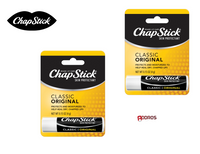 ChapStick Classic Original Lip Balm Tubes, Lip Care - 0.15 Oz (2-Pack)
