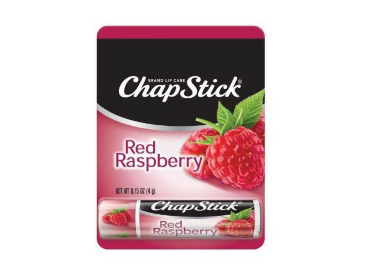 Chapstick Classic Lip Balm, SPF 15, Broad Spectrum, Red Raspberry (3-Pack)