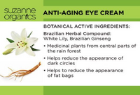SUZANNE Somers Anti‐Aging Eye Cream Wrinkles Dark Circles 0.5oz
