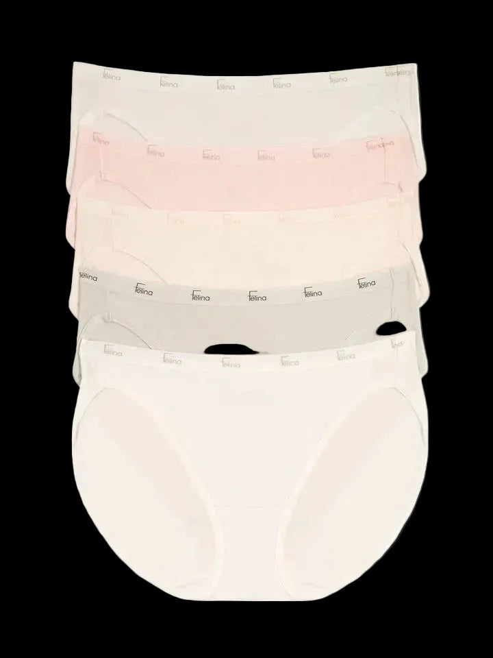 Felina | Signature Cotton Bikini - Glacier Pink # 547 (5-Pack)