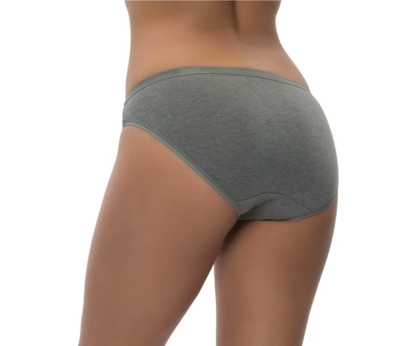 Felina Women's Organic Cotton Stretch Bikini, Assorted Colors (6-Pack)