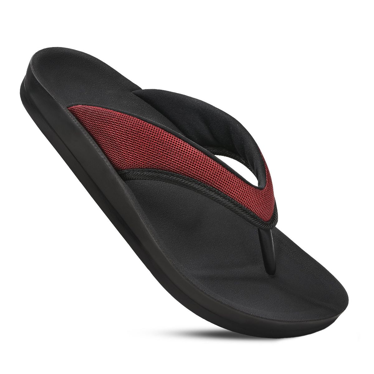 Aerothotic Women's Comfortable Thong Sandal, Enhalus, Wine (L0619)