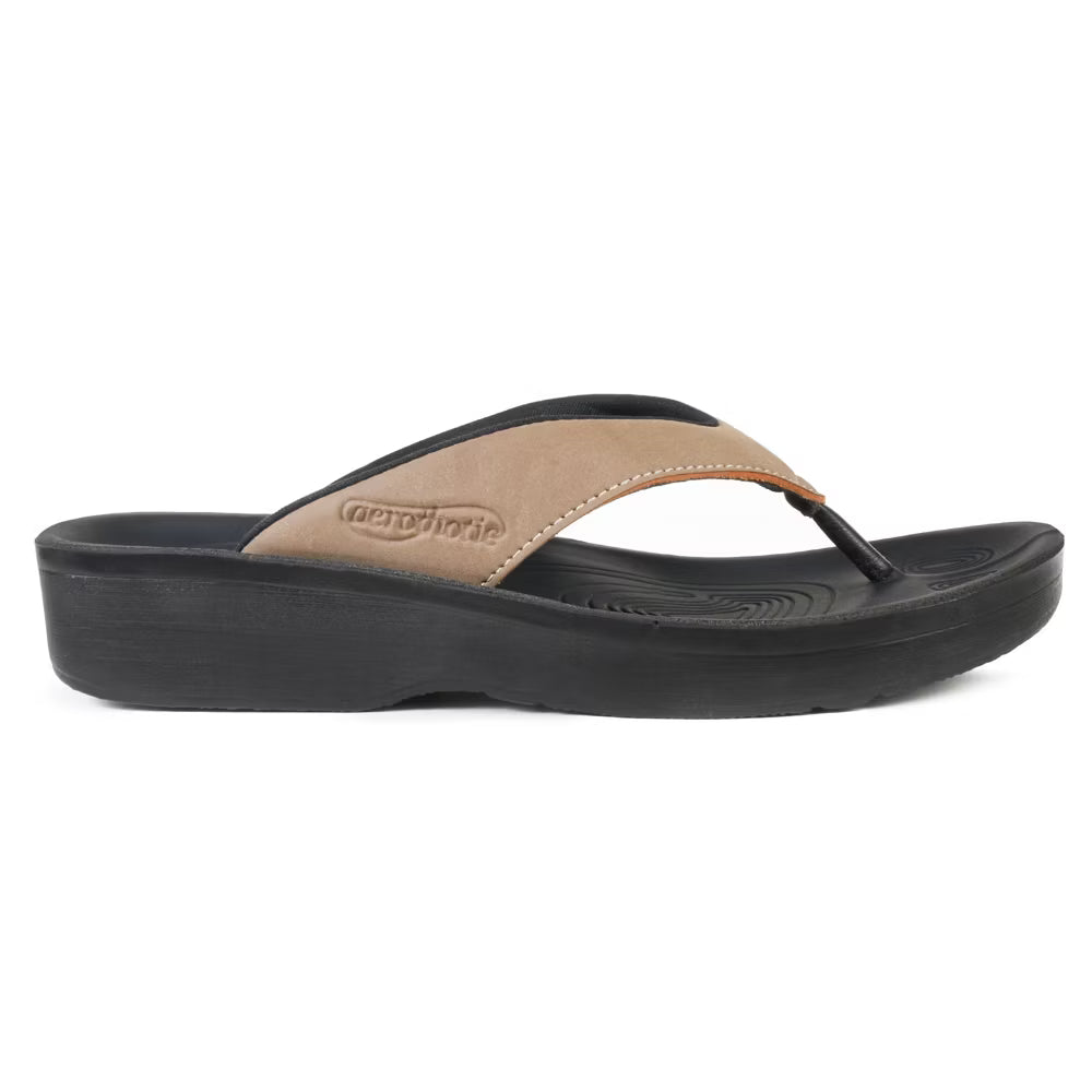 Aerothotic - Women's Comfortable  Sandal, Cuta - Khaki (L0367)