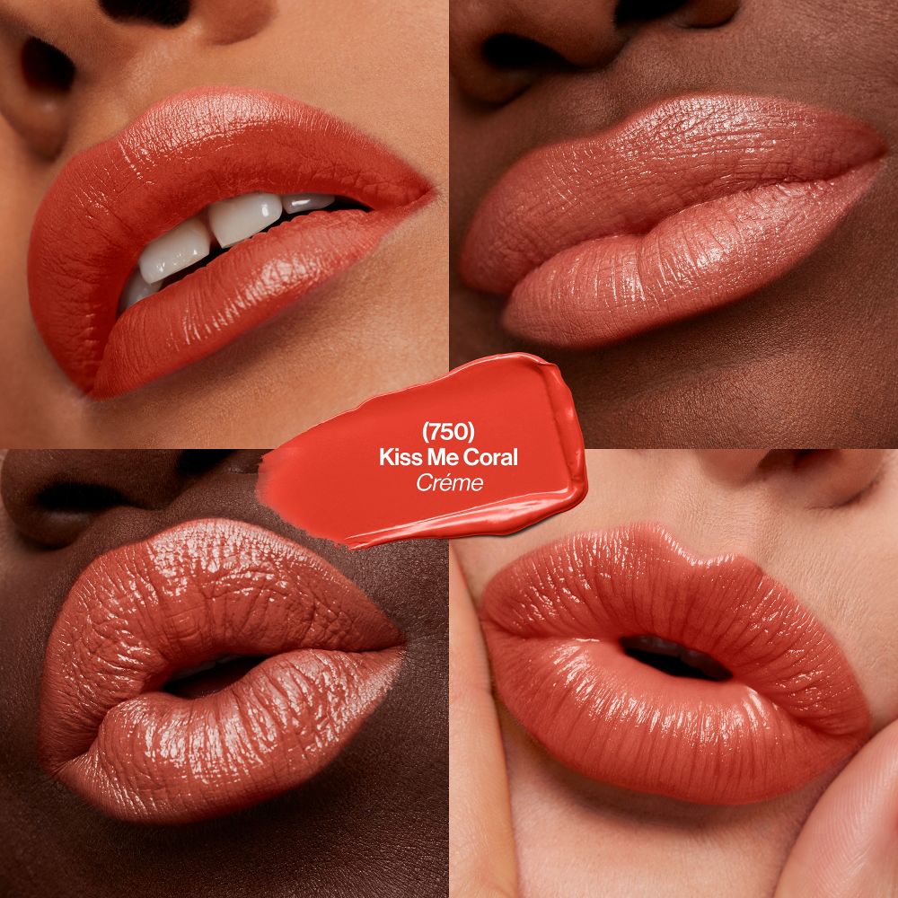 REVLON Super Lustrous Lipstick, Kiss Me Coral  750