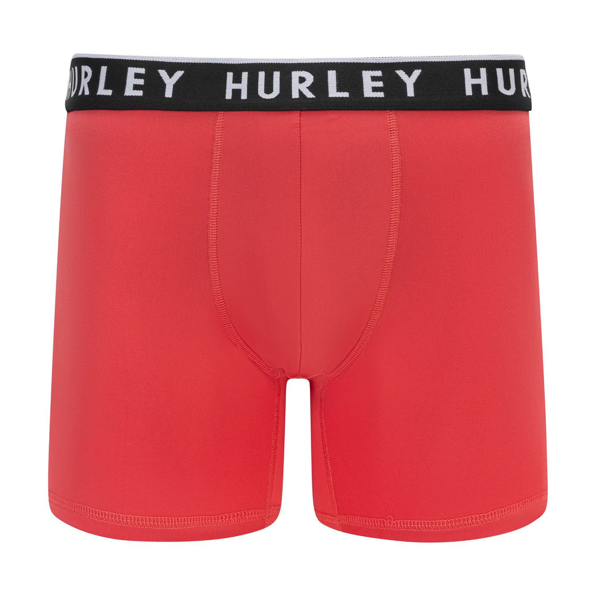 Hurley Men's Mens Boxer Brief, Assorted Colors (4-Pack)