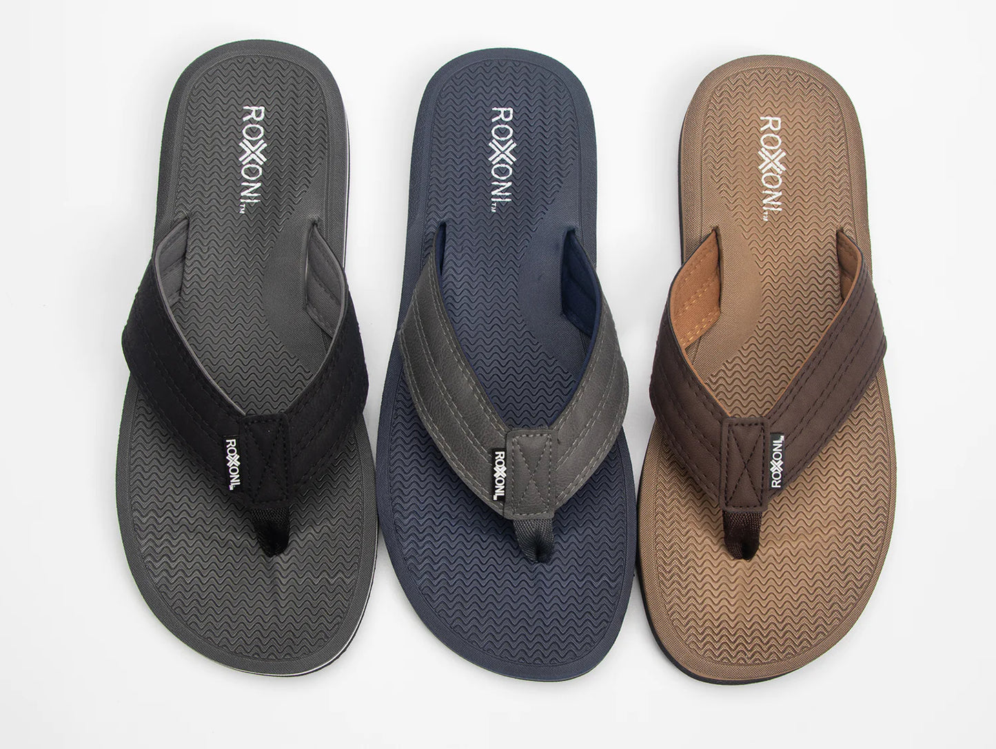 Roxoni Men's Lightweight Outdoor/Indoor Summer Slippers
