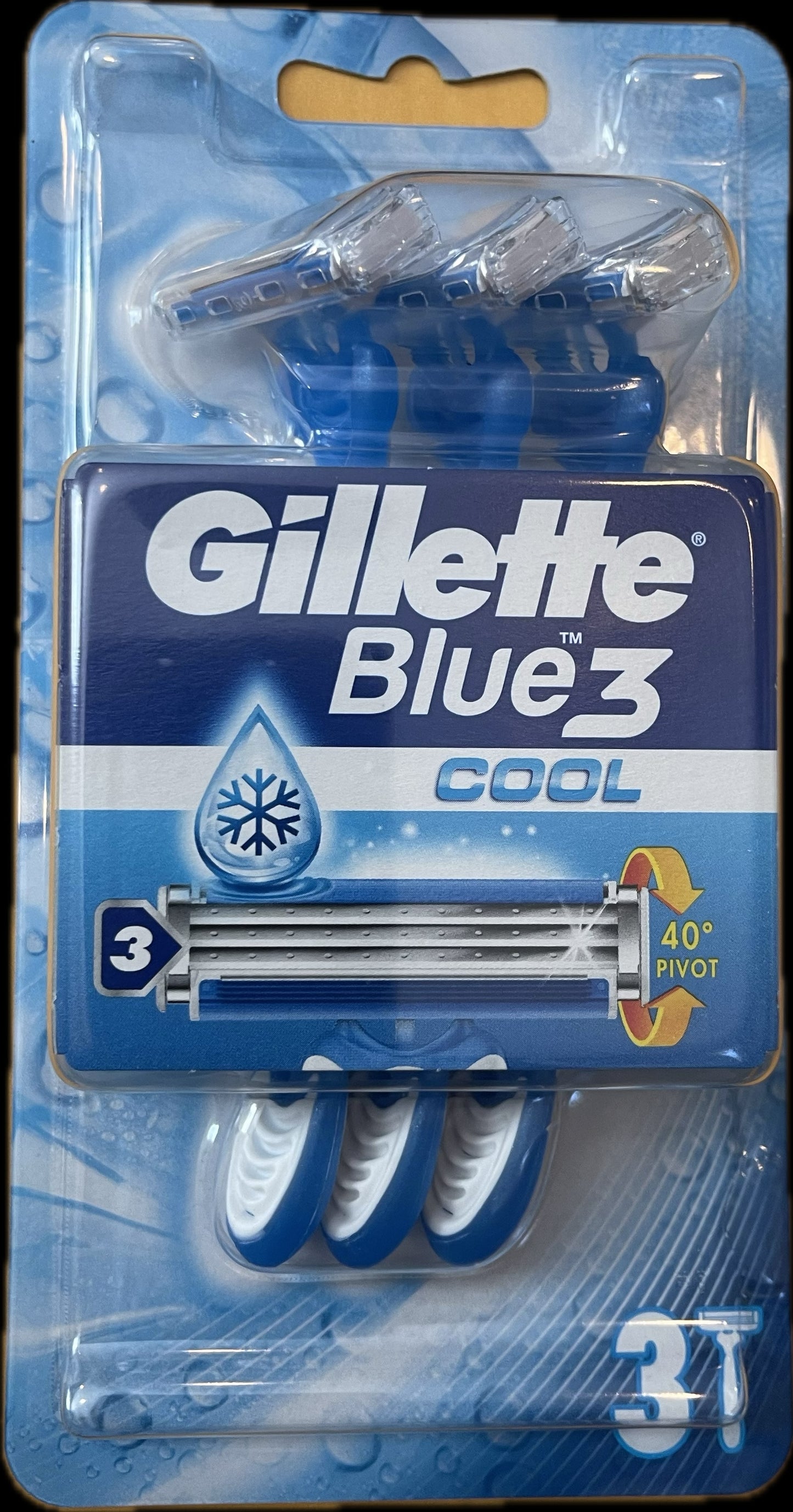 Gillette Razors, Disposable, Cool - 3 Each