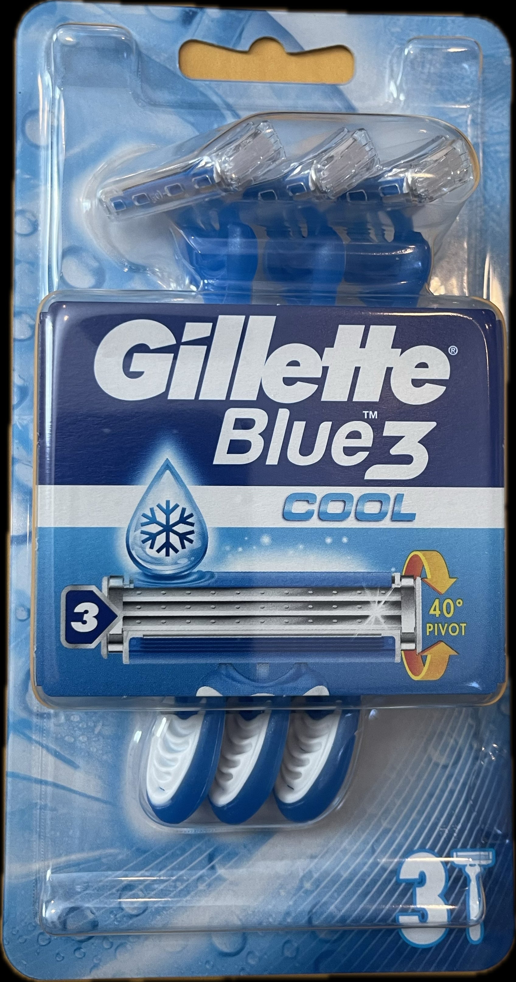Gillette Razors, Disposable, Cool - 3 Each