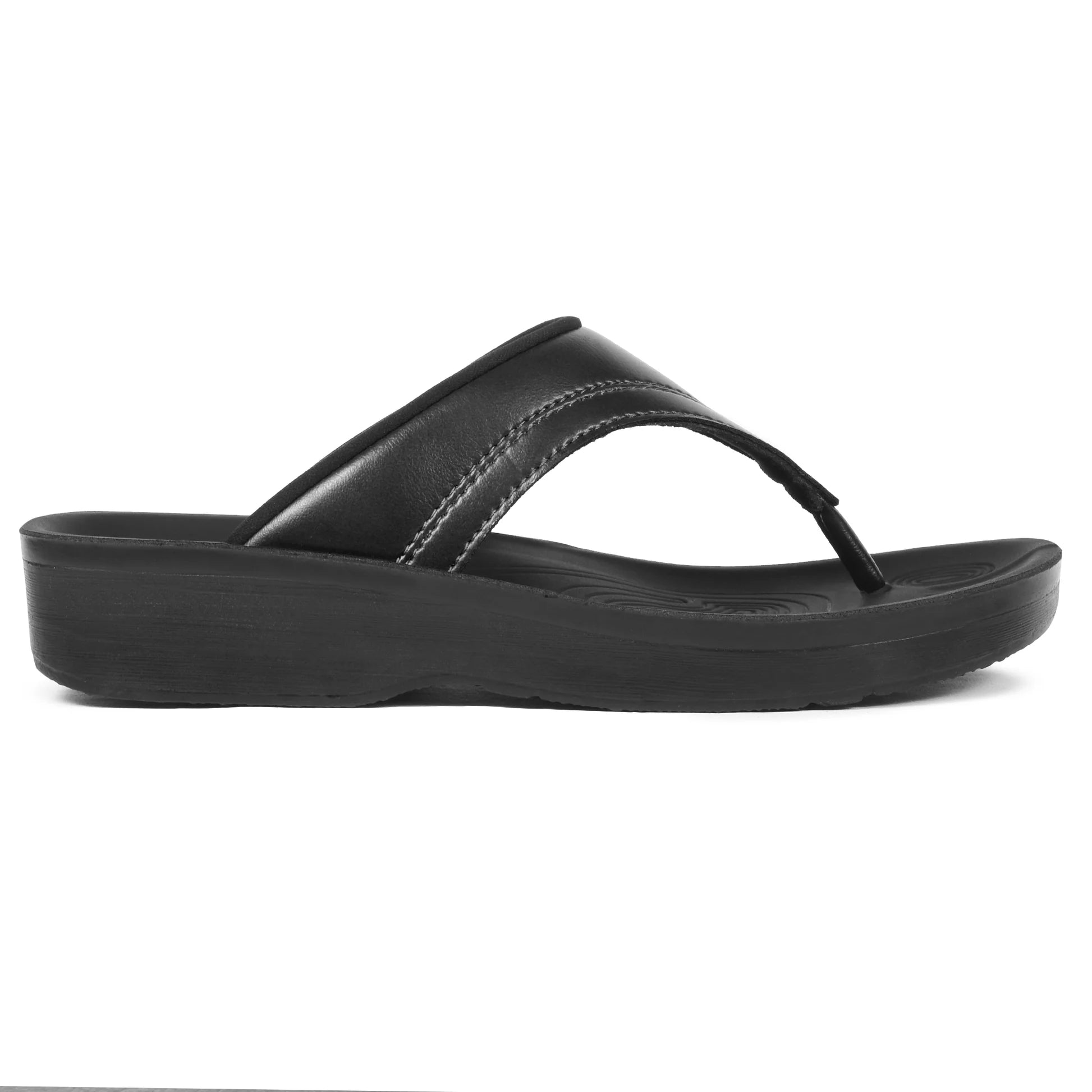 Aerothotic - Ostrya Thong Sandals For Women - Black (L0336)