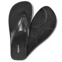 Aerothotic - Ostrya Thong Sandals For Women - Black (L0336)