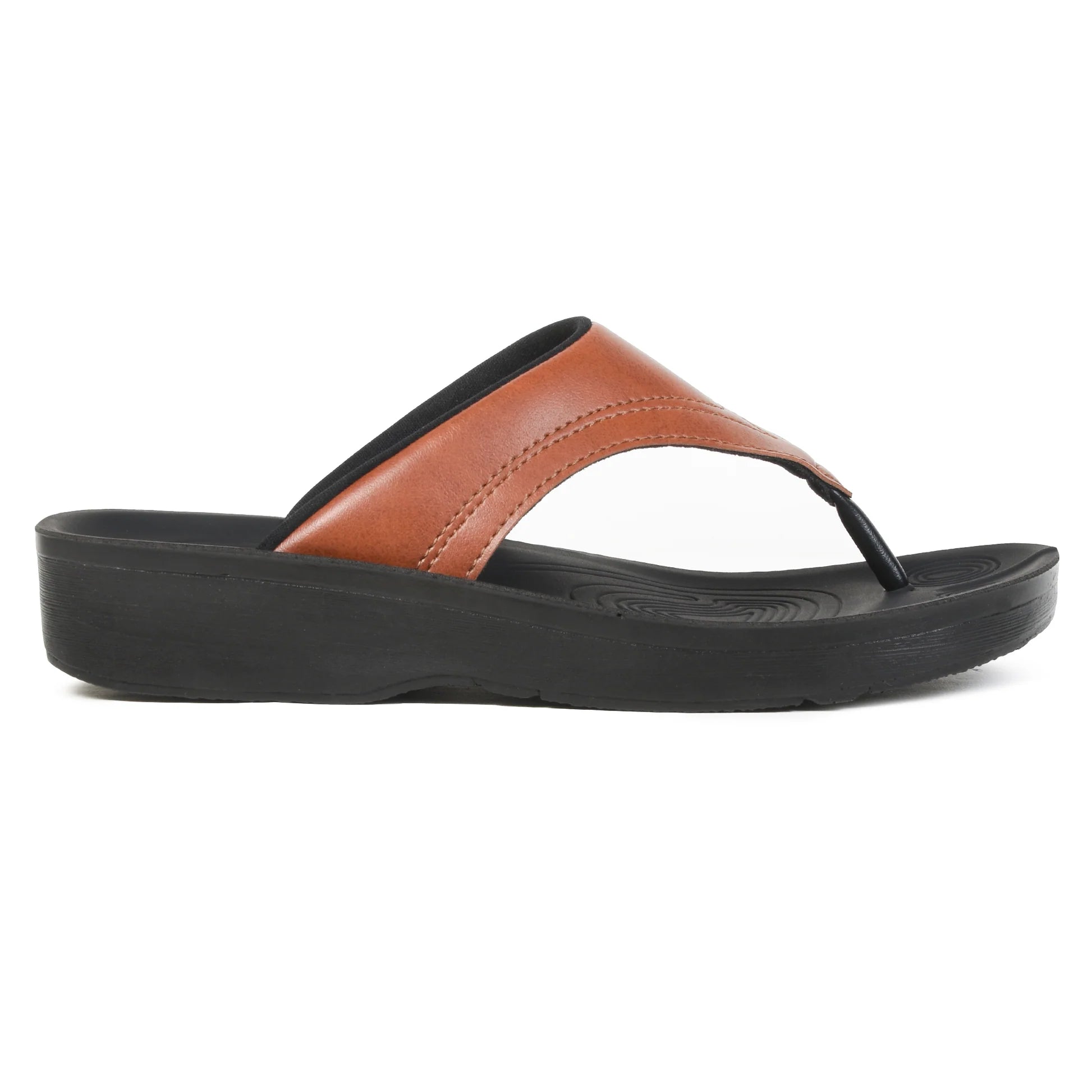 Aerothotic - Ostrya Thong Sandals For Women - Tan (L0336)