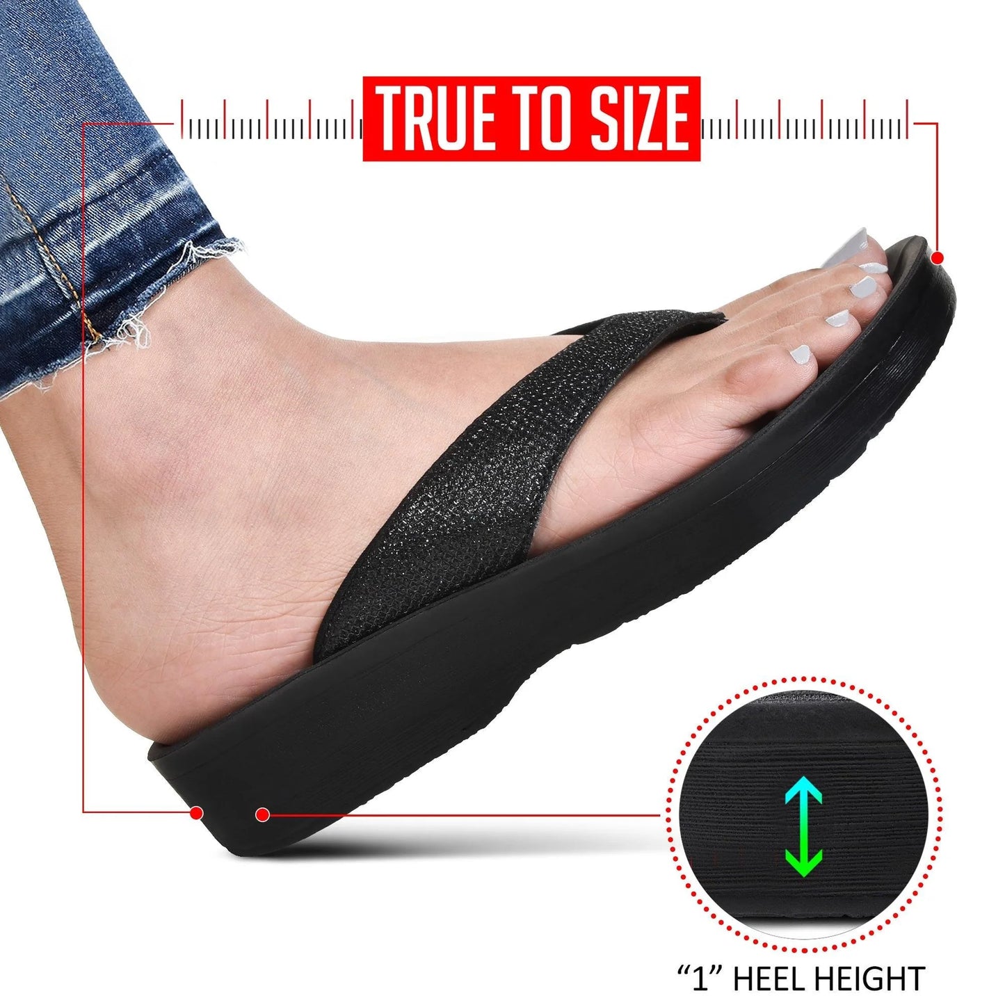 Aerothotic - Aislynn Comfortable Women’S Thong - Black (L0346)