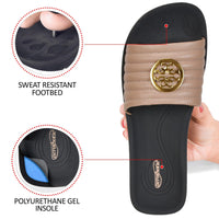 Aerothotic - Orthopedic Casual Slides For Women, OTIS - Beige (L0353)