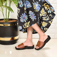 Aerothotic - Orthopedic Casual Slides For Women, OTIS - Tan (L0353)