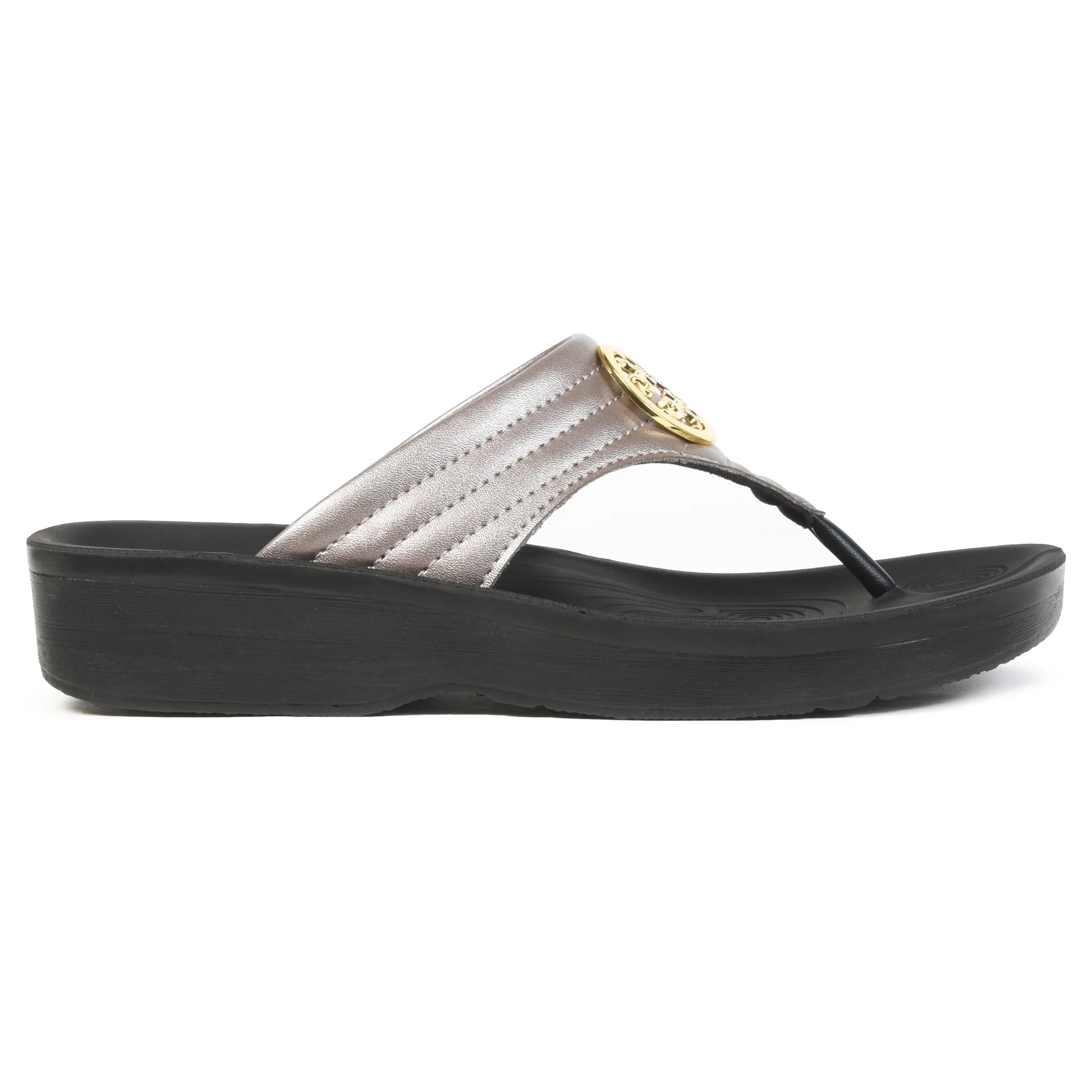 Aerothotic - Women's Walking Thong Sandals, Idelle - Brown (L0360)