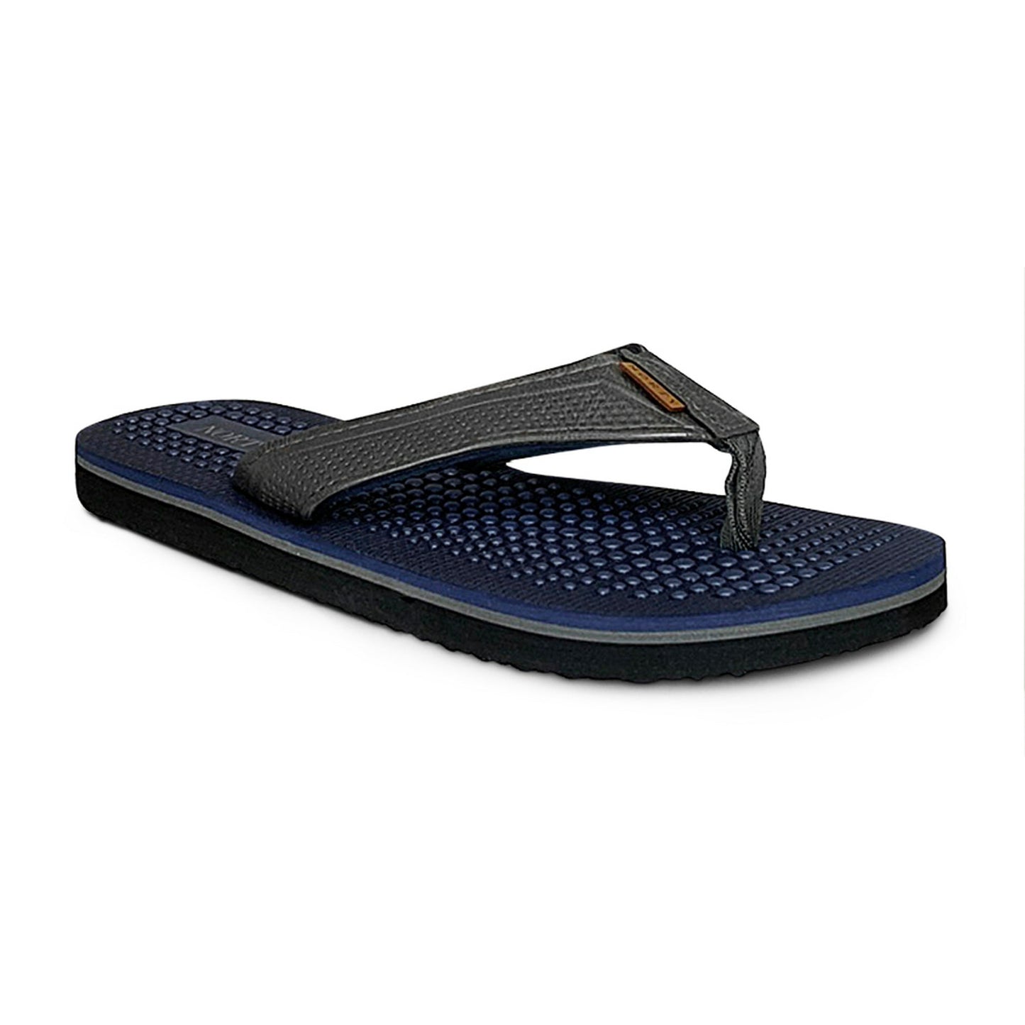 NORTY Men's Sandals for Outdoor & Indoor Flip Flop, (Navy/Grey)