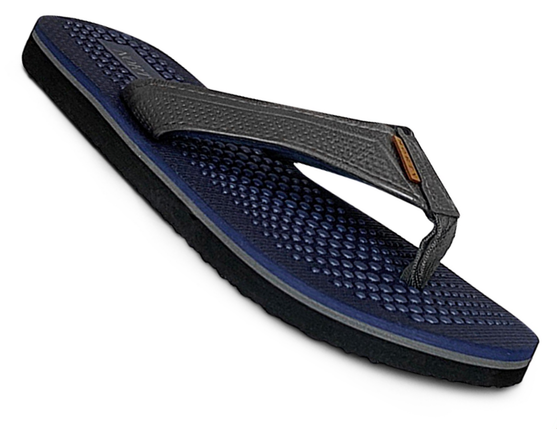 NORTY Men's Sandals for Outdoor & Indoor Flip Flop, (Navy/Grey)