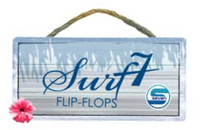 Surf 7 USA Women’s Flip Flops - Black (FF401W)