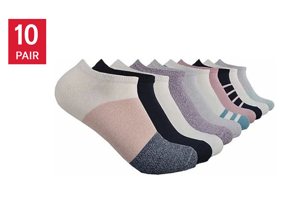 Lucky Brand Womens Soft No Show Sock, (10-Pair) assorted