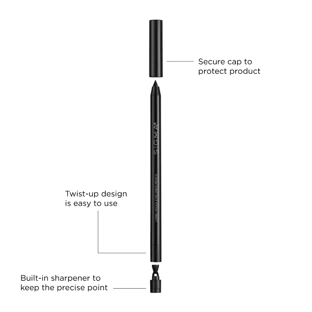 Sigma Beauty Long Wear Eyeliner Pencil - Wicked - oddros.shop