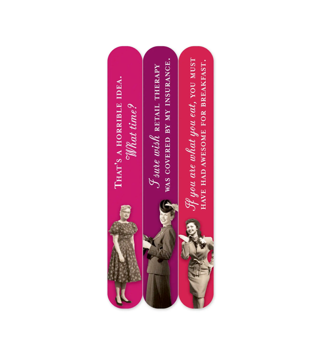 Shannon Martin Design  (Set of 3) Horrible Idea Emery Boards