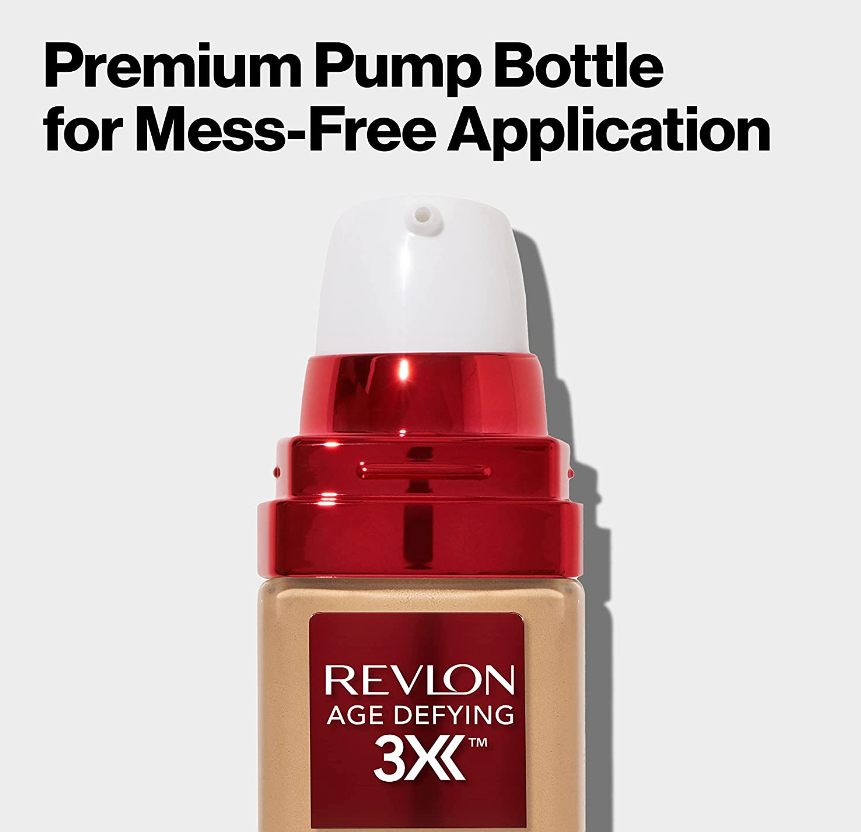 Revlon Age Defying 3X Foundation - 45 Warm Beige