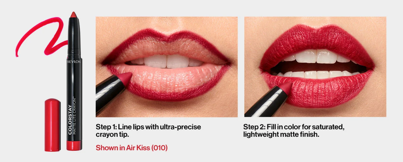 Revlon ColorStay Matte Lite Crayon - 010 Air Kiss