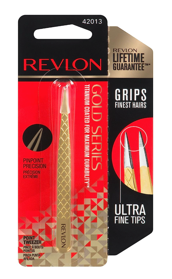 Revlon Gold Series Titanium Coated Point Tweezer (42013)