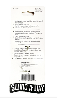 Swing-A-Way - Surgical Grade Stainless Steel Peeler, Black (327)