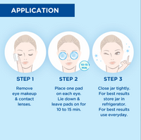 FRAN WILSON Nourish My Eyes Hyaluronic (01297-000) Eye Pads 36 Pads