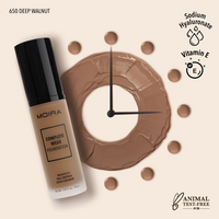 Moira Cosmetics Complete Wear Foundation - (650) Deep Walnut