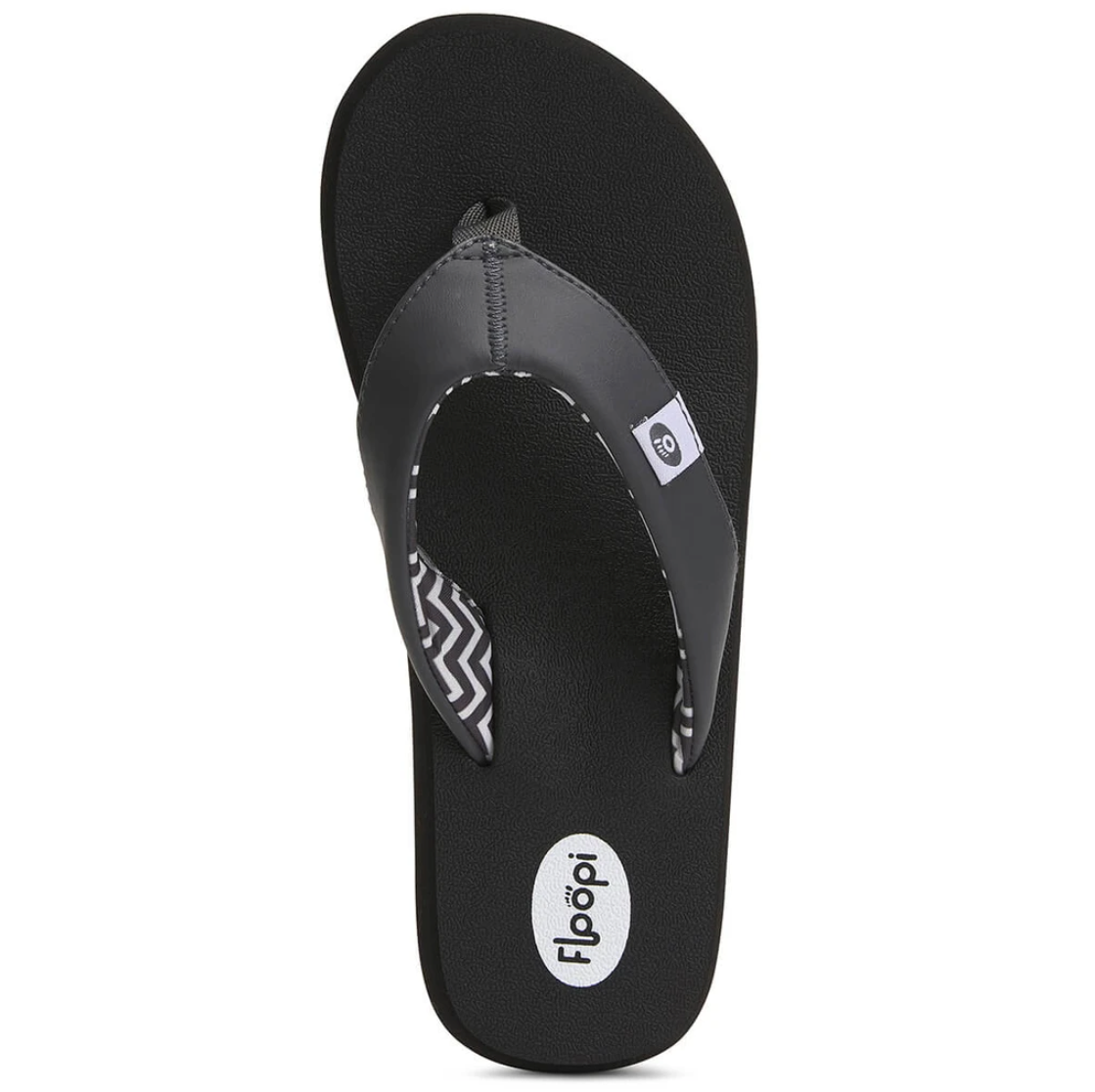 Floopi Women's Bella Yoga Mat Thong Flip Flop, Gray(518)
